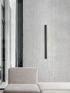 Applique murale Colby noire, H 80 cm