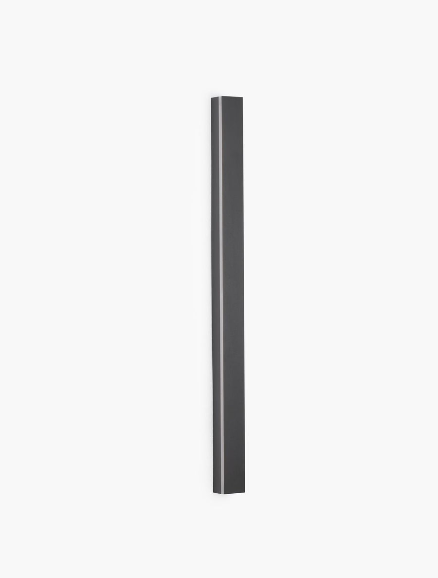 Applique murale Colby noire, H 80 cm