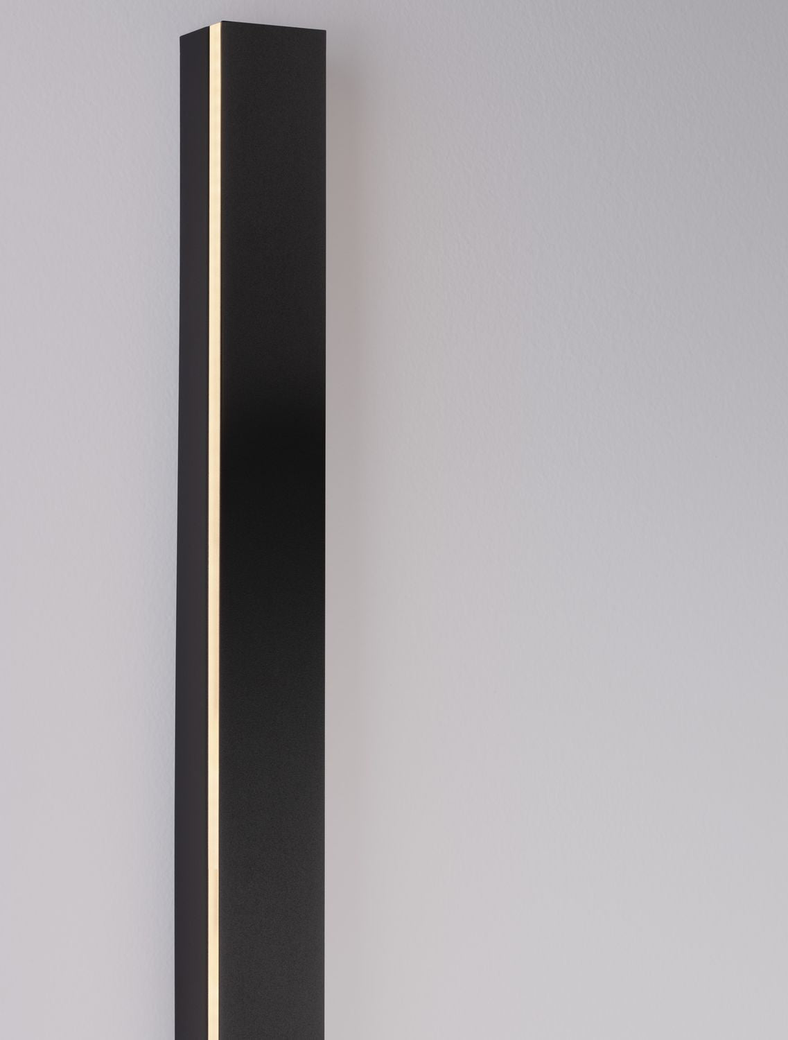 Applique murale Colby noire, H 80 cm
