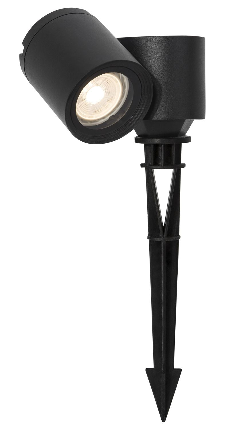 Projecteur extérieur Focus noir, verre