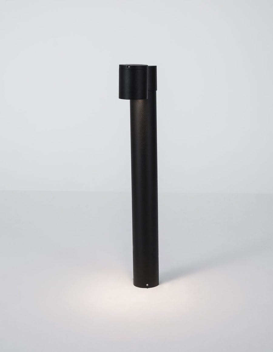 Borne extérieure Focus noire, verre