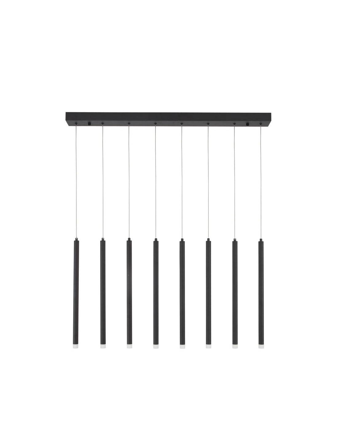 Suspension Trimle noire, H 180 cm