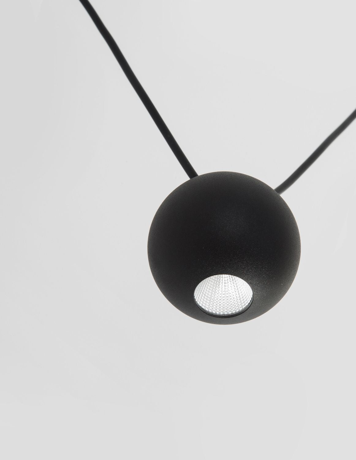 Suspension Nocci noire, L 320 cm