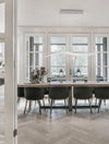 Suspension Aurelia chromée, cristal, H 150 cm (9333070)