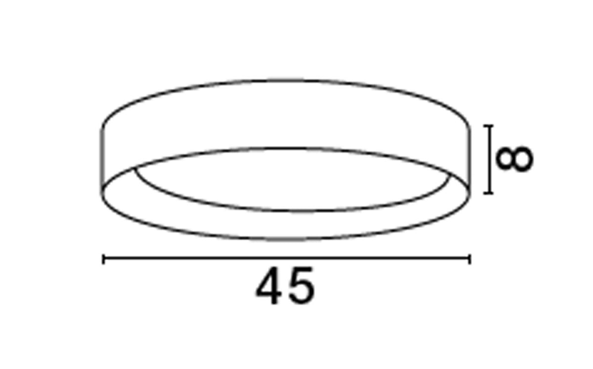 Plafonnier Stake blanc, bois, Ø 45 cm