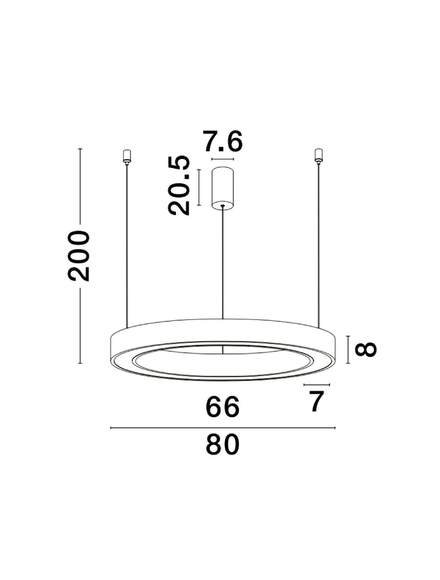 Suspension Morbido blanche (9345641)