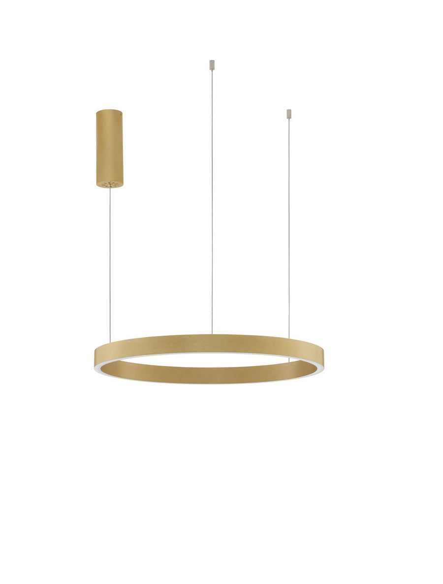 Suspension Elowen dorée, H 150 cm (9345661)