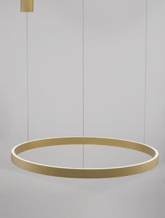 Suspension Elowen dorée, H 150 cm (9345665)
