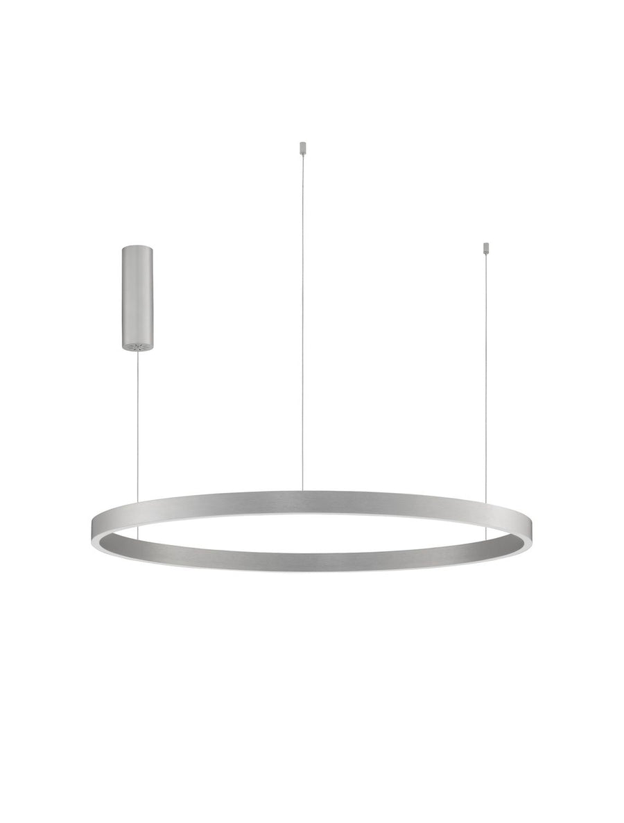 Suspension Elowen argentée, H 200 cm