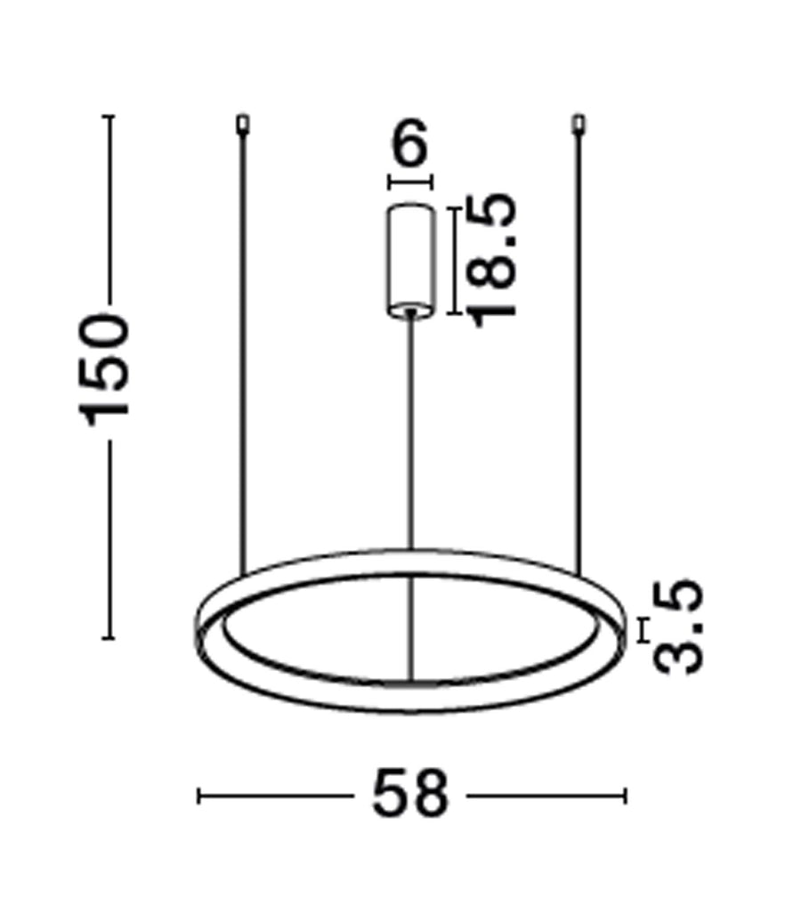 Suspension Pertino noire (9345689)