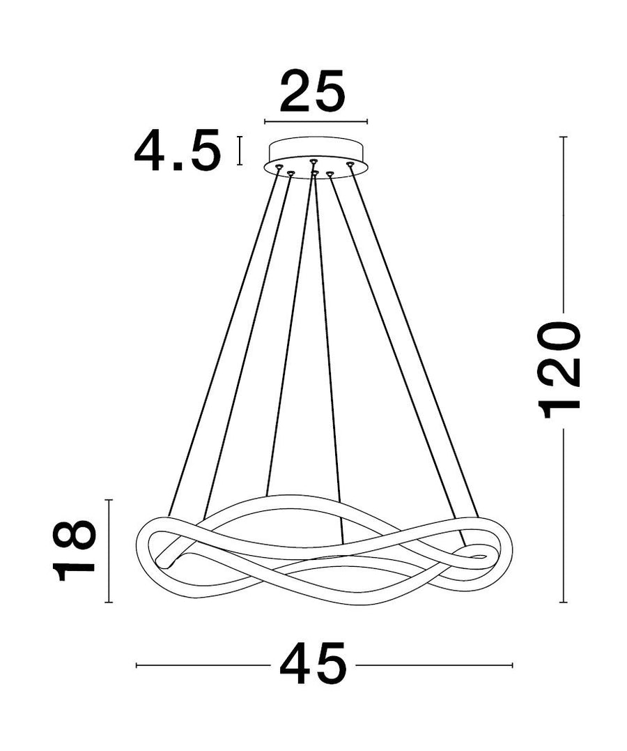 Plafonnier Jinal noir (9348101)