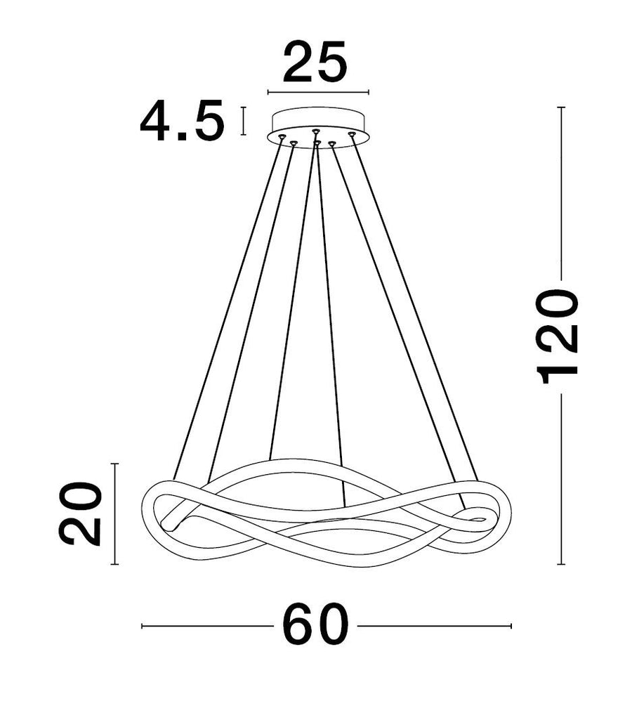 Plafonnier Jinal noir (9348102)