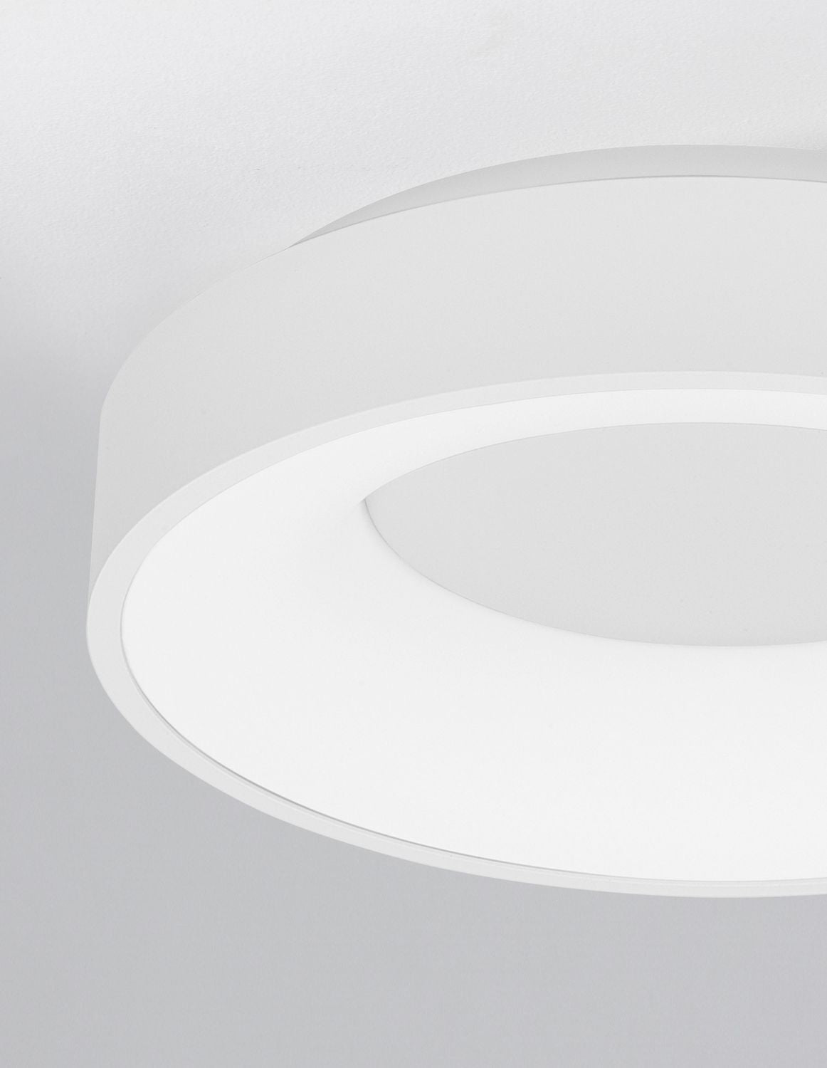 Plafonnier Rando Thin blanc, Ø 38 cm