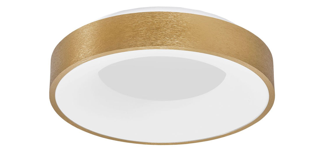 Plafonnier Rando Thin doré, Ø 38 cm