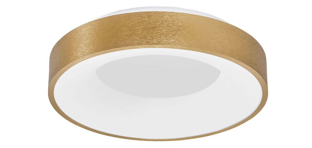 Plafonnier Rando Thin doré, Ø 38 cm
