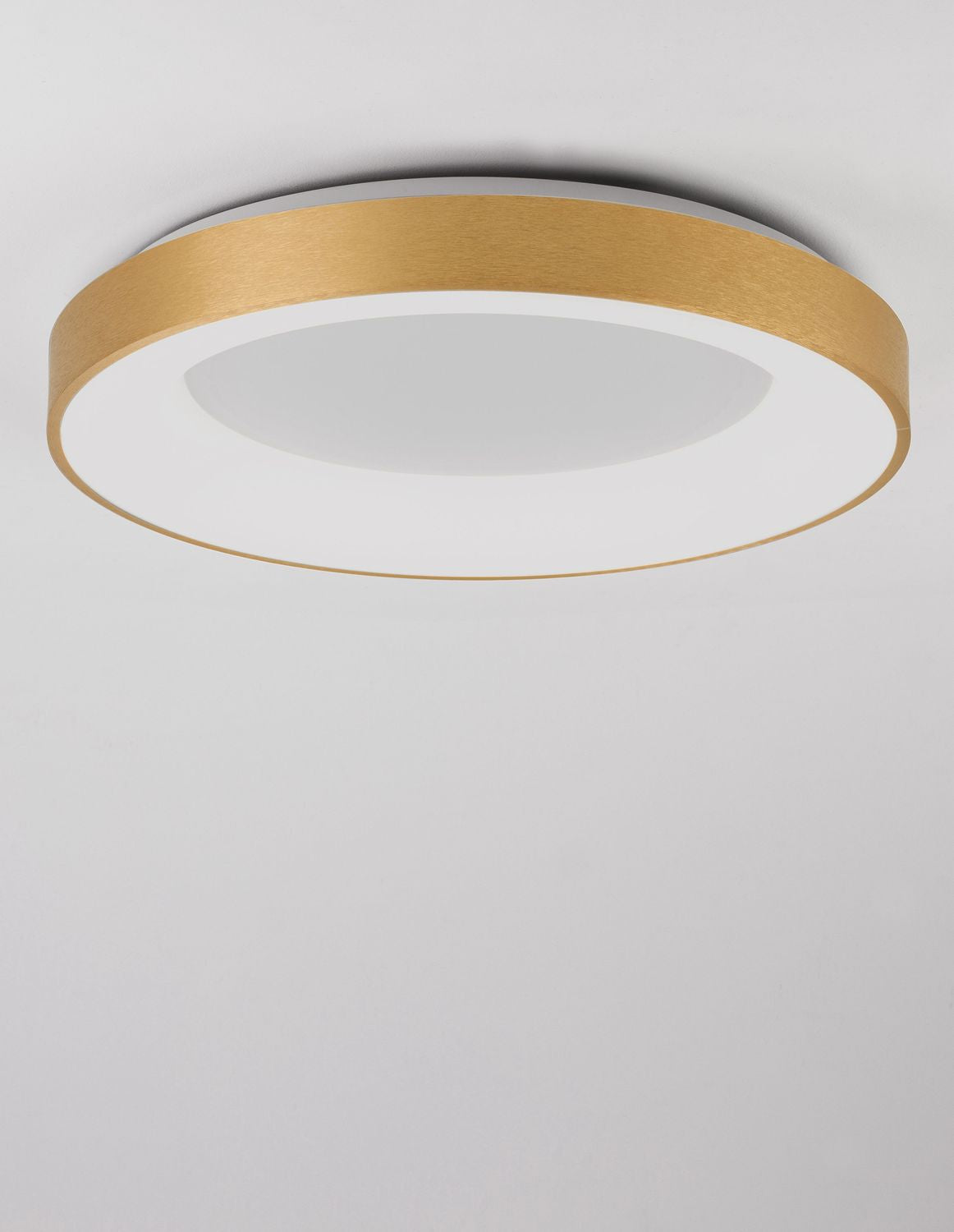 Plafonnier Rando Thin doré, Ø 60 cm
