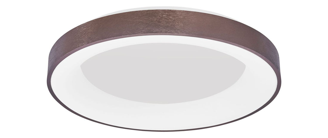Plafonnier Rando Thin marron, Ø 60 cm