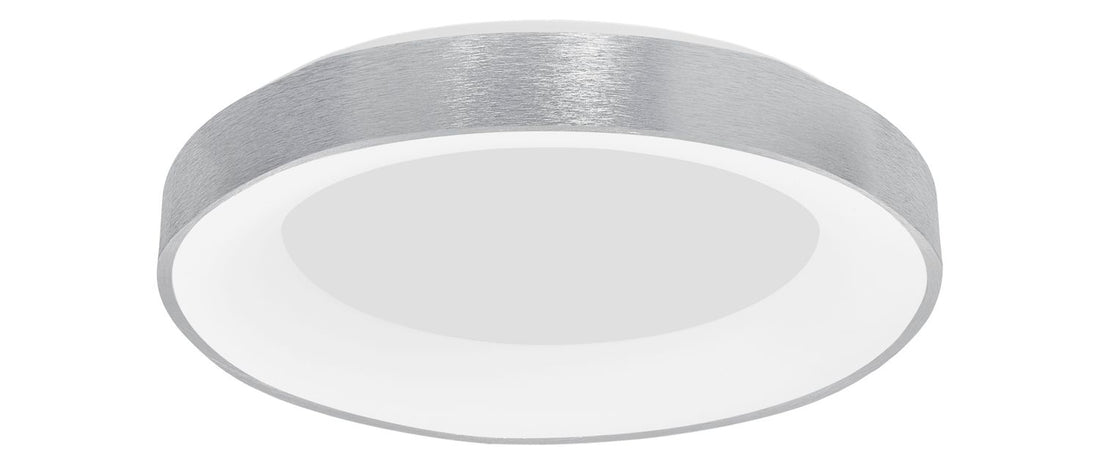 Plafonnier Rando Thin argenté, Ø 60 cm