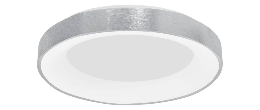Plafonnier Rando Thin argenté, Ø 60 cm