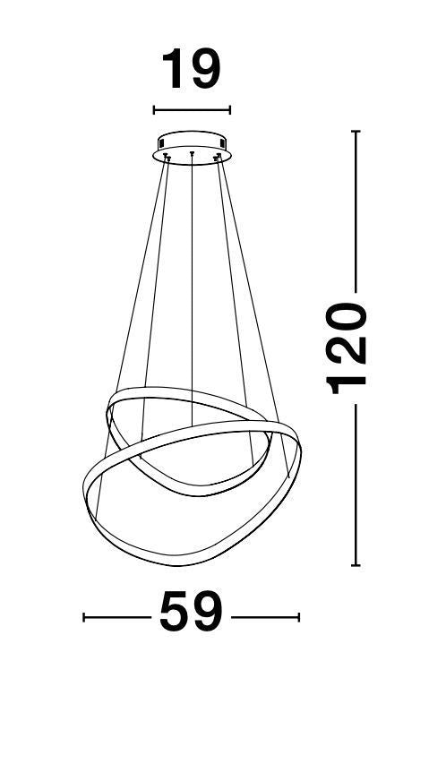 Suspension Aries blanche (9357061)