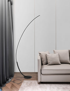 Lampadaire Premium noir, H 172 cm