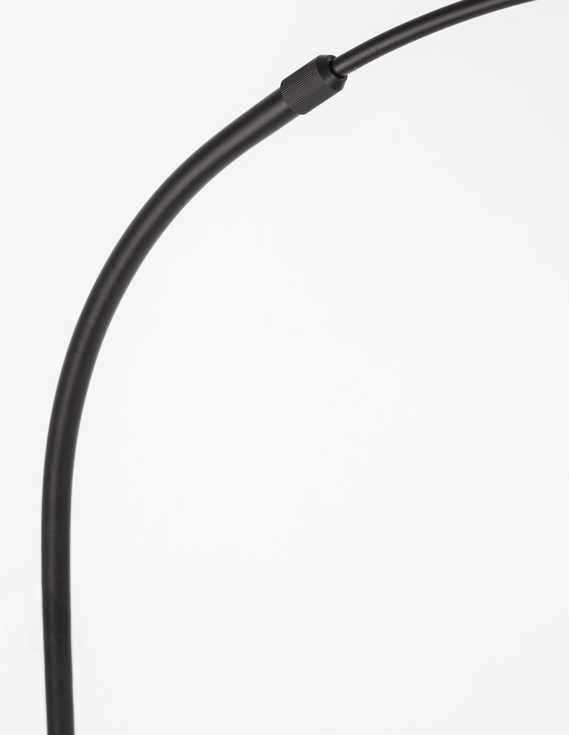Lampadaire Sama noir, tissu