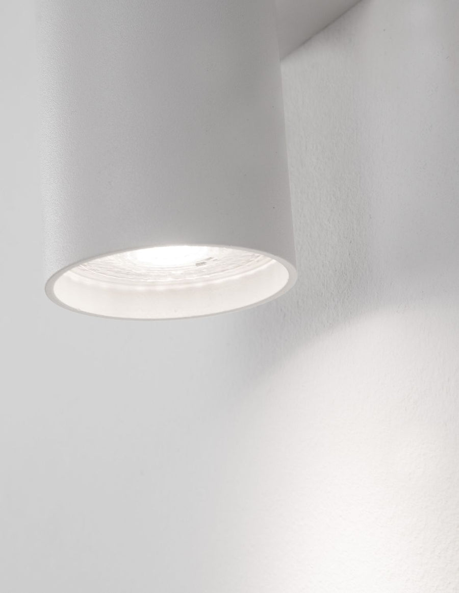 Applique murale Nosa 2 lumières blanche