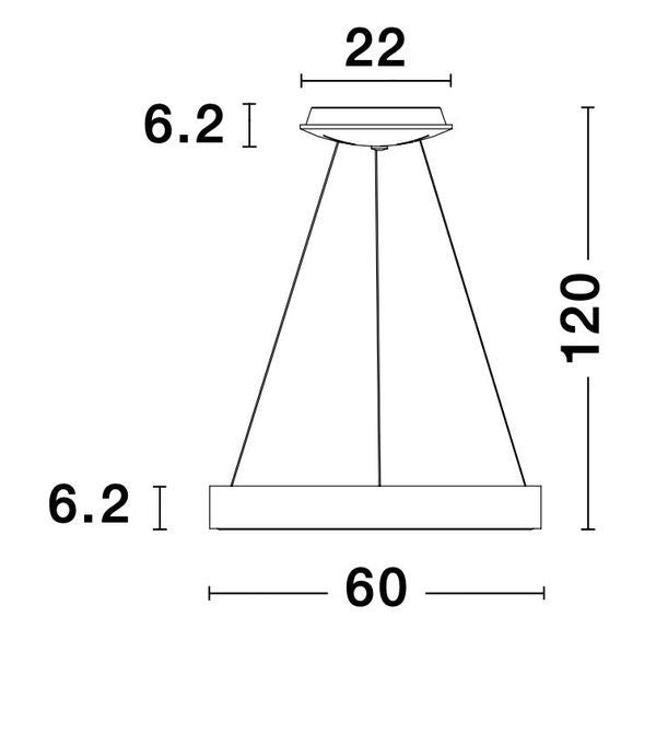 Suspension Rando Thin argentée (9453456)