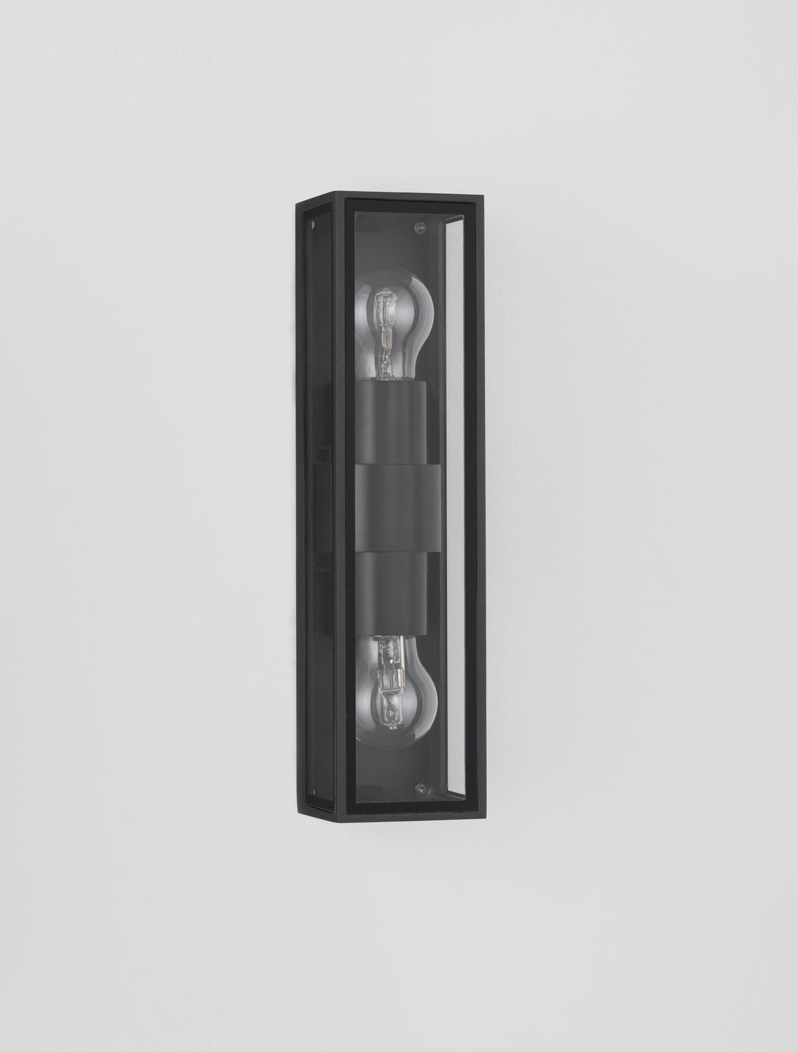Applique extérieure Regina anthracite, verre