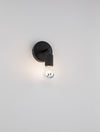 Applique murale Royal noire, H 15,5 cm