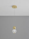 Suspension Brille dorée, H 120 cm (9511020)