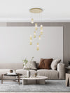 Suspension Brille dorée, H 200 cm (9511060)