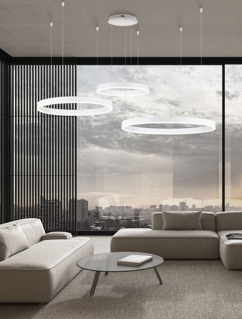 Suspension Motif blanche, H 250 cm (9530180)
