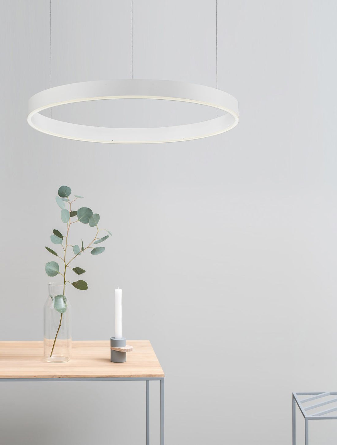 Suspension luminaire | Motif Blanche H 200 cm