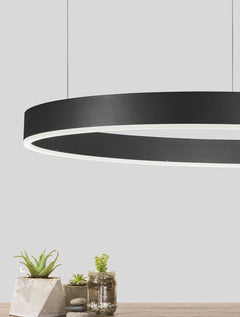 Suspension Motif noire, H 200 cm (9530213)