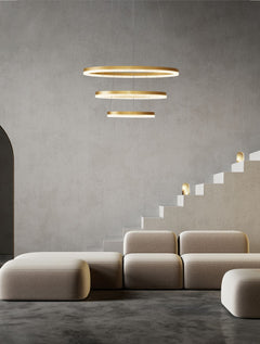 Suspension Adria laiton, H 300 cm