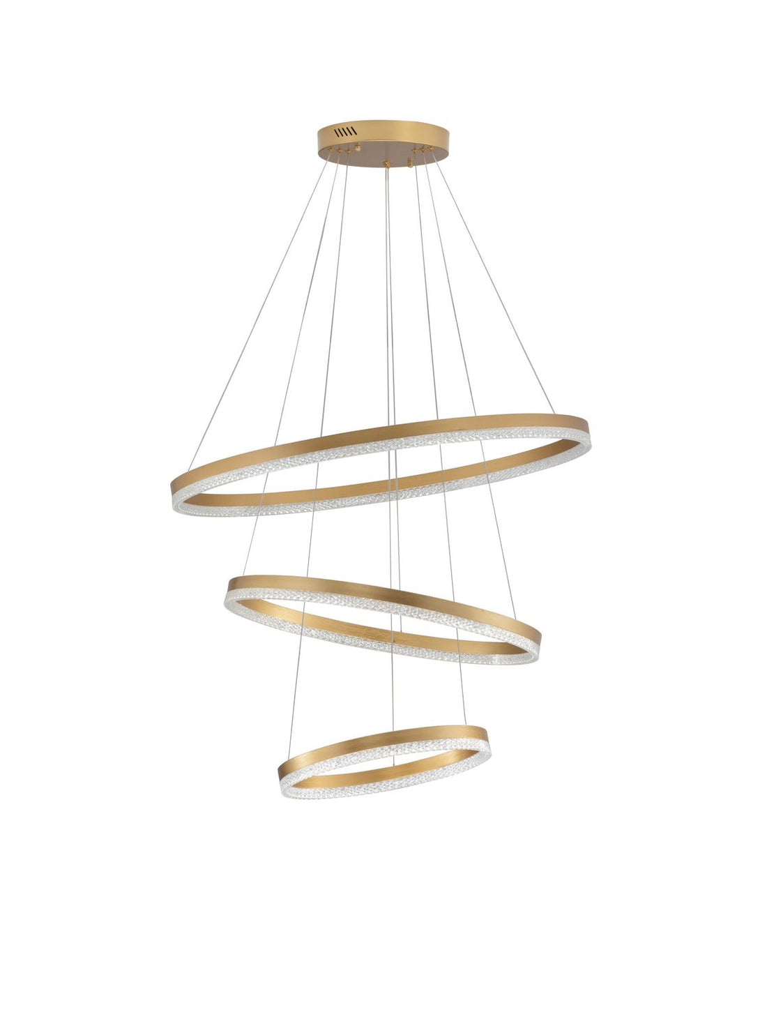 Suspension Adria laiton, H 300 cm