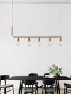 Suspension luminaire | Veda Laiton L 128 cm