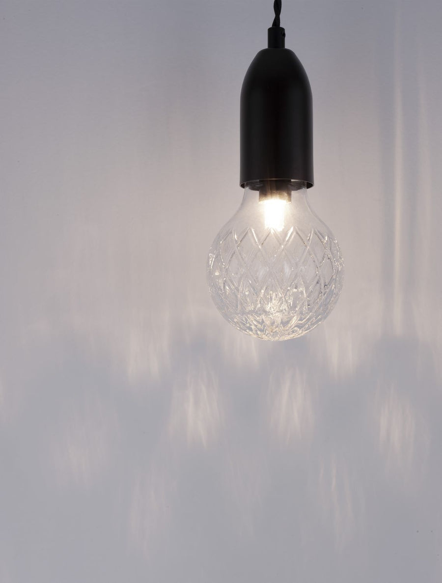 Suspension Veda noire, verre