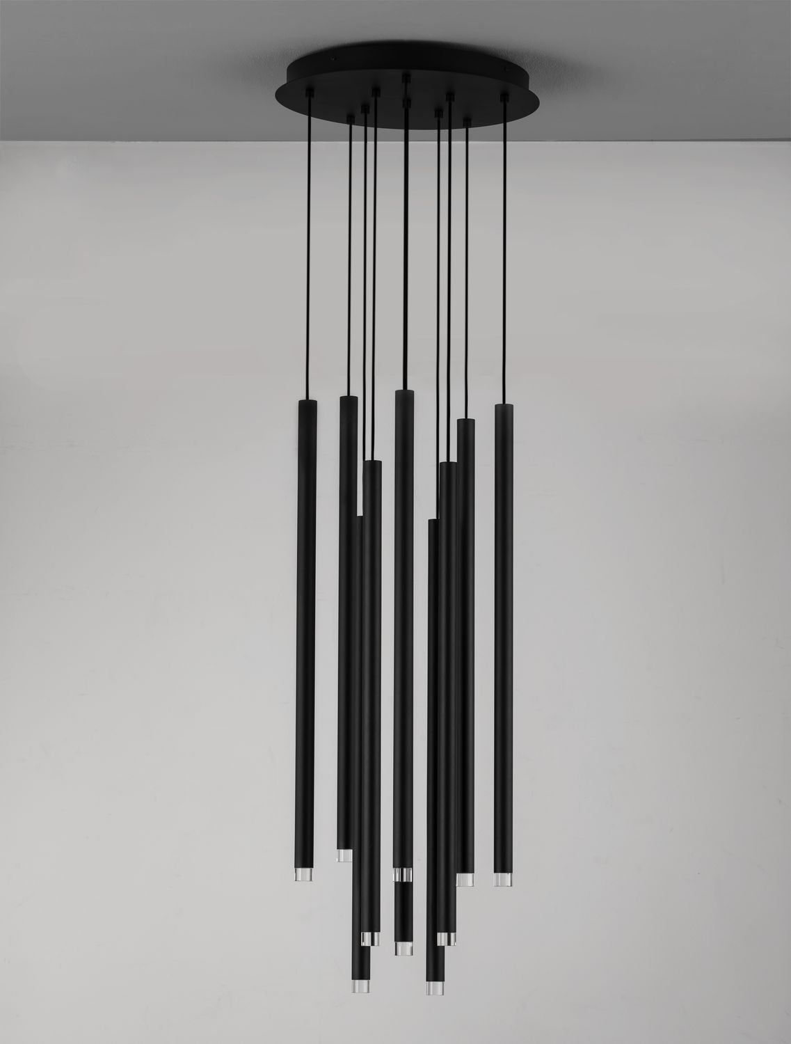Suspension Dandia noire, H 72 cm