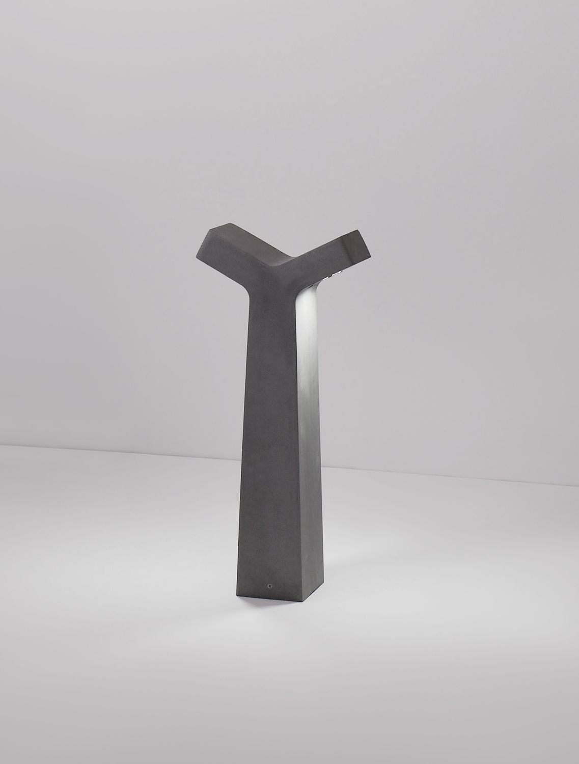 Borne extérieure Aran grise, verre, H 70 cm (9540211)