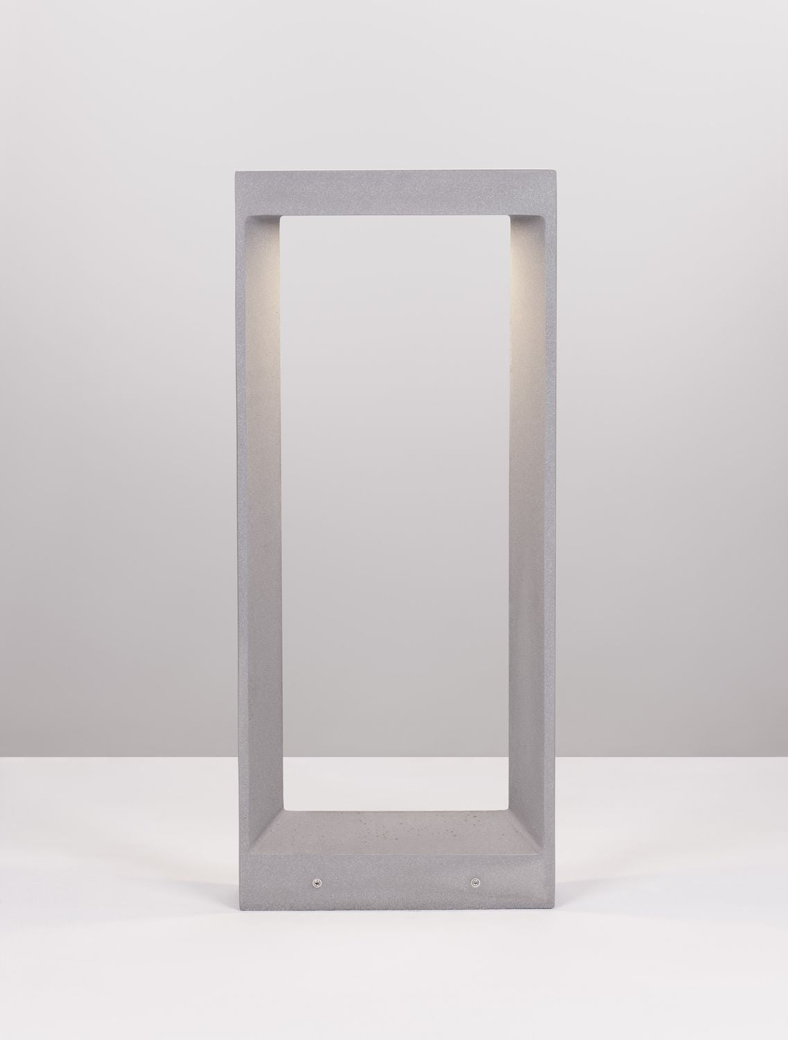 Borne extérieure Cairo grise, verre, H 65 cm