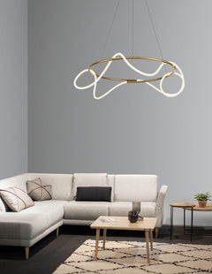 Suspension Tiriac dorée (9548104)