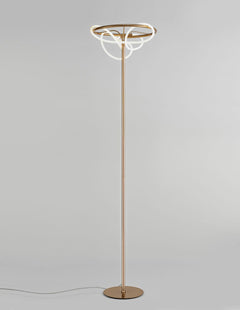 Lampadaire Tiriac doré