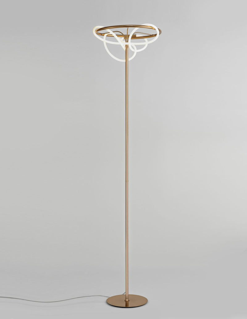 Lampadaire Tiriac doré