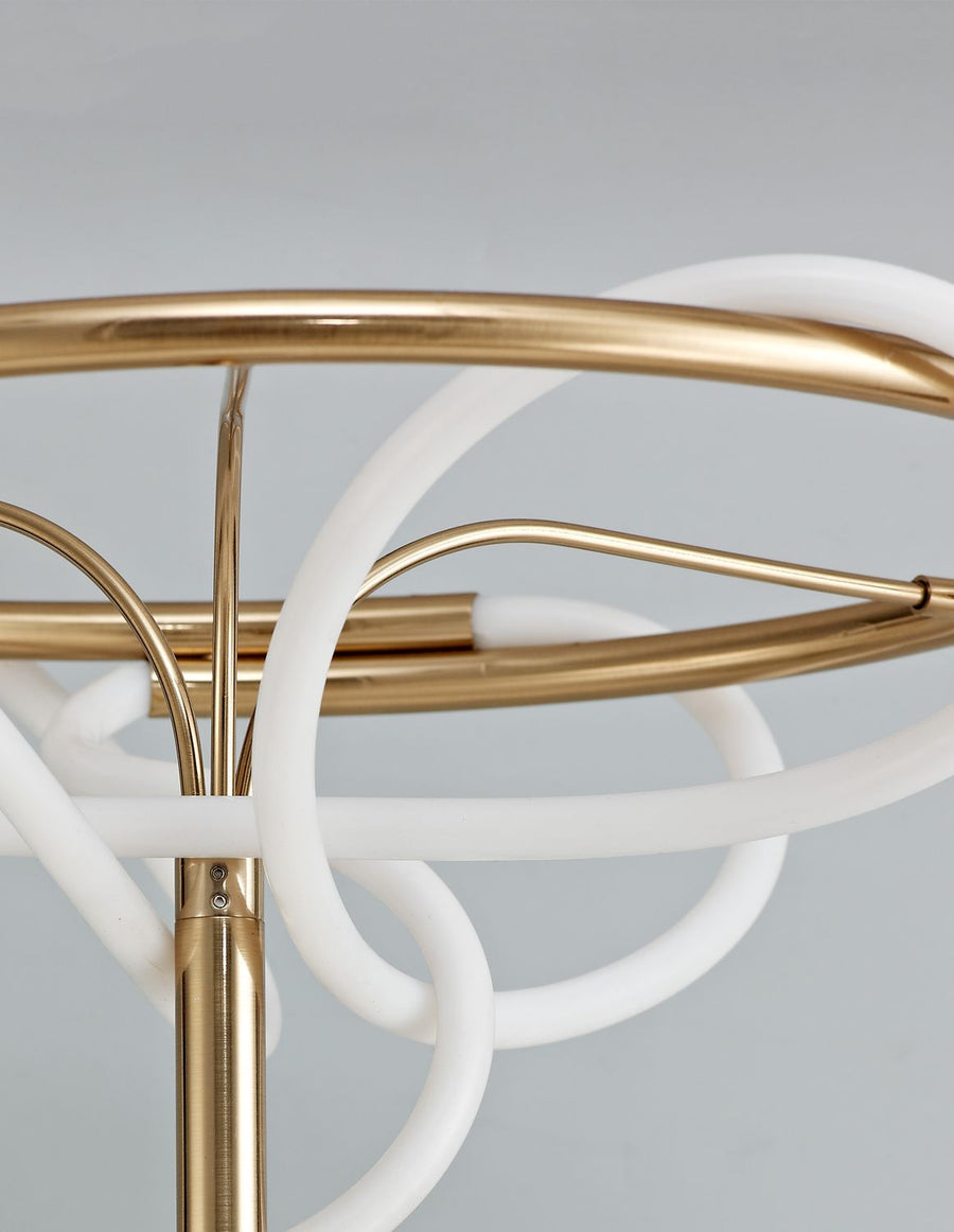 Lampadaire Tiriac doré