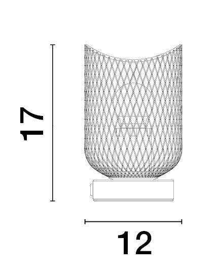 Lampe à poser Lyron bois et blanche
