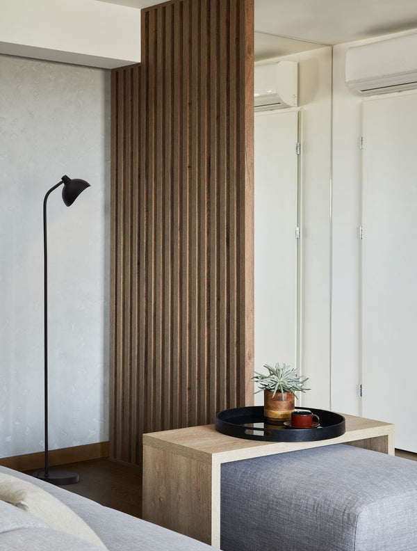 Lampadaire Geti noir