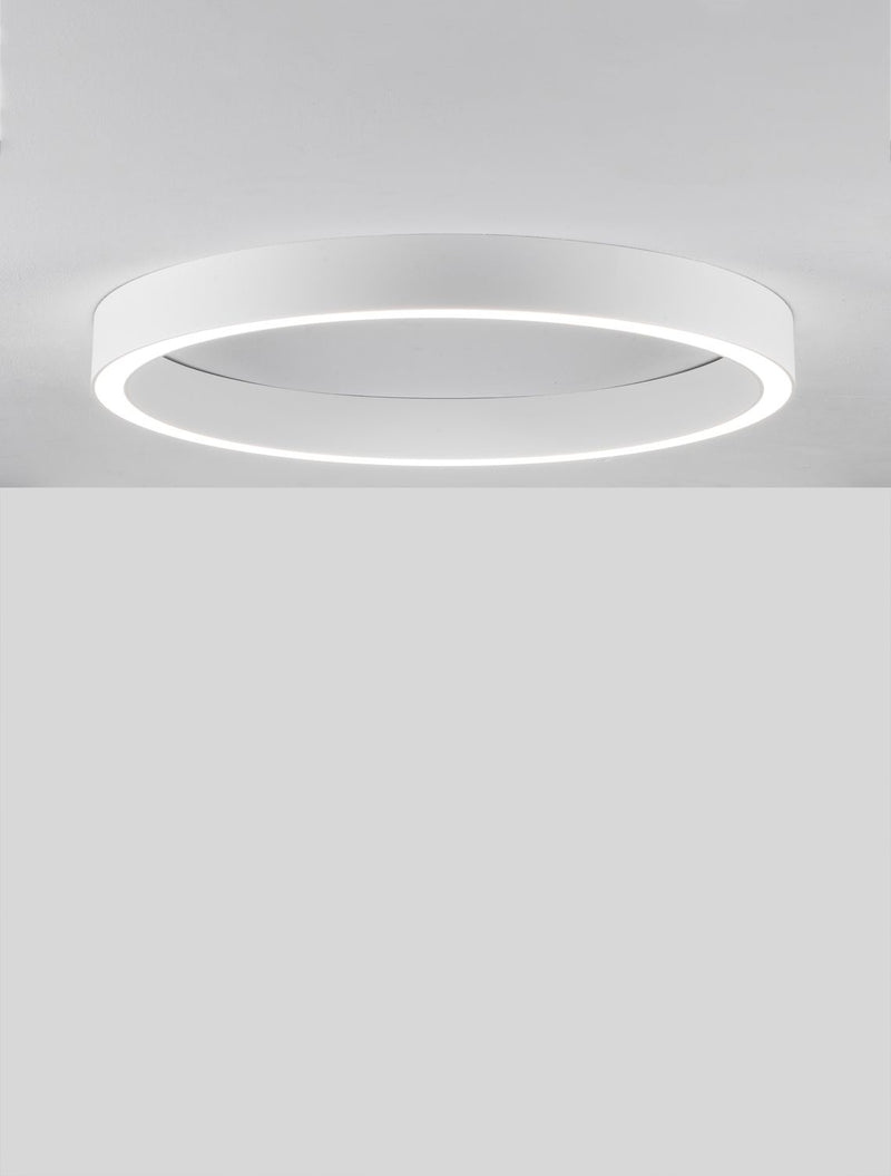 Plafonnier Sting blanc, L 80 cm