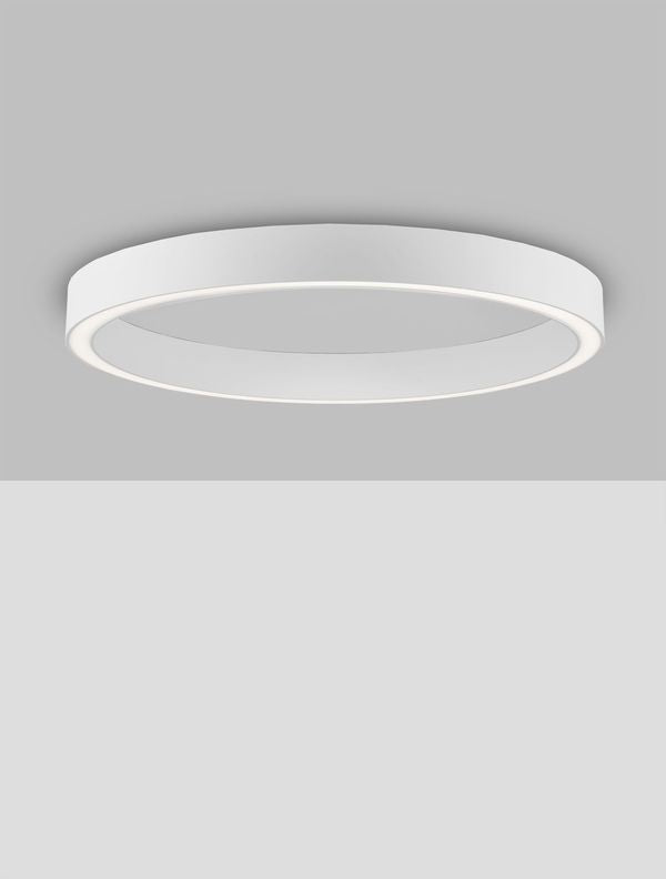 Plafonnier Sting blanc, L 80 cm